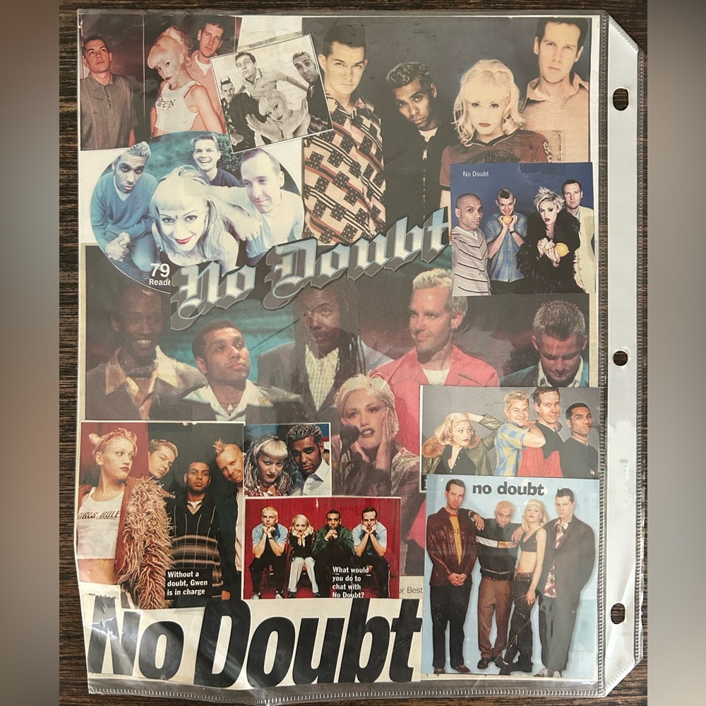 No Doubt band Gwen Stefani Collage clippings bundle memorabilia
